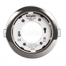 Свет.точ. GX53 хром Navigator NGX-R1-003-GX53 1х13Вт GX53 IP20 19163