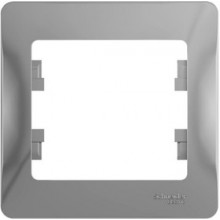 Рамка 1-м GLOSSA алюм. SchE GSL000301