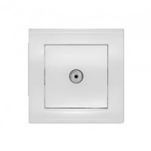 Розетка TV СП 1-м бел. Брилиант 7947571 (10/100)