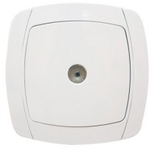 Розетка TV СП 1-м бел. Севиль С0027