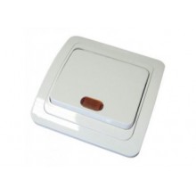 Выкл. СП 1-кл. IP20 10А с инд. бел. Валери В0121 (10/200)