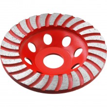 круг шлифовальный (чашка) 115*22,2 алмазн. сегментный однорядн. ЗУБР