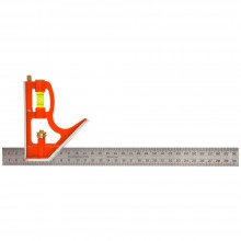 Угольник столяр.300мм  с уровнем ЗУБР МАСТЕР