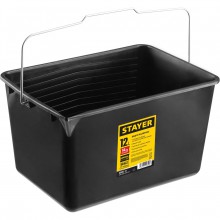 Ведро 12л прямоуг. пластик малярное STAYER