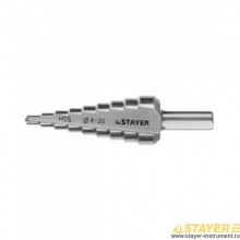 Сверло ступенч. d4-20мм L75 STAYER