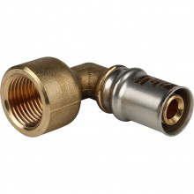 Пресс- угольник 20x3/4 ВР STOUT l 10/100 в упак.