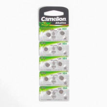 Элемент пит. G4 алкалиновый таблетка Camelion 377A/LR626/177 BL-10 (блист.10шт) 12812