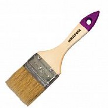 Кисть 1,5 плоская KRAFOR натур. щетина (38мм)