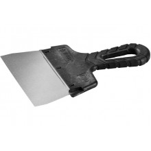 Шпатель 150мм фасадный прямой пласт.ручка ЗУБР