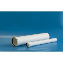 Труба  БЕСШУМН.  D  50  L= 500 х1,8 мм (белый) Политек (100)