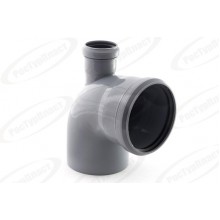 КОЛЕНО D=110 с отводом 50 наверх Flextron (14)
