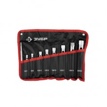 Ключ торцевой (набор 9шт.) трубчатый, двухсторонний с воротком 6-22 мм, ЗУБР