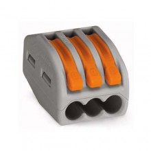 Клеммник 3*   с защелкой  TDM/TOKOV  СК-413 (2,5мм) (100шт)