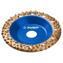 круг обдирочно-шлифовальный (чашка) крупное зерно ВК8, 125 мм №3 ЗУБР