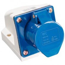 Розетка каб. стац. 16А (113) ИЭК 2P+Е 220В IP44 (10 в упак.)