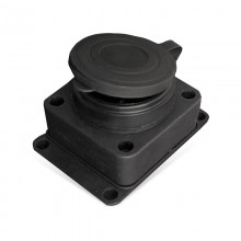 Розетка каучук настенная с заглушкой с/з 16А 250В IP44 UNIVersal (еврослот) EL1917 Розетка каучук настенная с заглушкой с/з 16А 250В IP44 UNIVersal (еврослот) EL1917