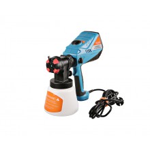 Краскопульт Sturm!, 650Вт, 0-1200 мл/мин, рег-ка давления 15/22kPa, 1л, HVLP, шнур 4м