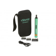 Отвертка аккум. Sturm!, 3,6 В, USB type C, набор бит, сумка, без ЗУ