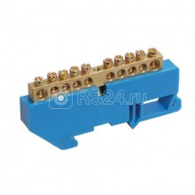 Шина нулевая на DIN-рейку 6*9-10-Д-С ИЭК | YNN10-69-12D-K07 | 20 в упак.