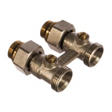 Узел ниж. подключения 1/2 для 2-х труб. систем. Pro Aqua (с ниппелем) прямой