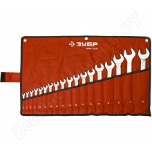 Набор ключей комб. 6-32 мм  18шт в сумке ЗУБР