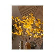 Ветвь иммитация гинкго 90см 32LED тепл. бел. IP44 6ч таймер провод корич. 50см КОСМОС KOC_INT-B130