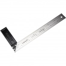 Угольник столяр.350 мм нерж.полотно STAYER