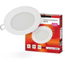 Свет. св. встр. круг.  6 Вт 6500К IP40 RLP-VC 230В 420лм 95мм IN HOME 4690612024516