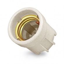 Патрон Е27 подв. керам. 4А 250В с этикеткой UNIVersal 5565341