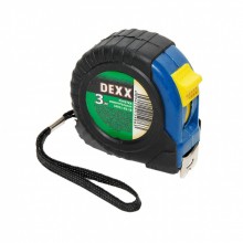 Рулетка   3мх18мм обрезин.корпус DEXX