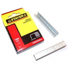 Скобы для степлера 6мм красные STAYER