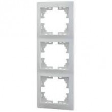 Рамка 3-м Мира верт. бел. LEZARD 701-0200-153