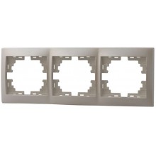 Рамка 3-м Мира гориз. жемчуж. Lezard 701-3000-148