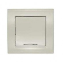 Выкл. СП 1-кл. IP20 10А с инд. сл. кость Бриллиант (10/100) 7948615 Выкл. СП 1-кл. IP20 10А с инд. сл. кость Бриллиант (10/100) 7948615