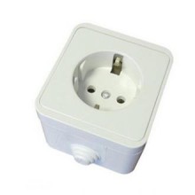 Розетка ОП 1-м IP44 16А, с/з бел. Клио К2228 (10/200) Розетка ОП 1-м IP44 16А, с/з бел. Клио К2228 (10/200)