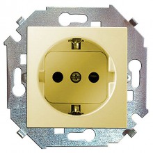 Механизм розетки 1-м Simon15 с заземл. сл. кость Simon 1591432-031 Механизм розетки 1-м Simon15 с заземл. сл. кость Simon 1591432-031