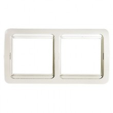 Рамка 2-м CLASSICO белая ASD (2230)