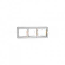 Рамка 3-м CLASSICO белая ASD (2330)