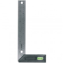 Угольник столяр.400мм  со втроенным уровнем ЗУБР