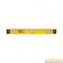 Уровень  600 мм 3 глазка, РЕЛЬС двутавровый, линейка Stayer