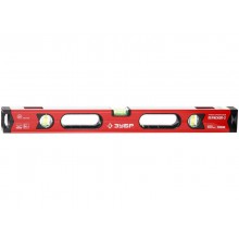 Уровень  800 мм 3 глазка ЗУБР МАСТЕР УС--5 коробчатый усил., фрезер, 3 глазка, краш., с ручками