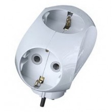 Тройник эл. с/з 16А 10015 (20 в упак.) РФ Тройник эл. с/з 16А 10015 (20 в упак.) РФ