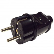 Вилка  с/з  прям.чер.10052 (50 в упак.) MAKEL