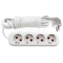 Удлинитель эл.  2м с/з 4Н UNIVersal У10-555 ПВС 3*0,75 | 35 в упак.