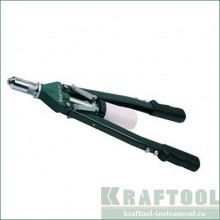 Заклепочник двуручный силовой, KRAFTOOL d=2,4-6,4мм для вытяжных заклепок из алюминия, стали, нерж c