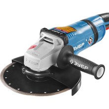 Углошлифмашина 230 мм ЗУБР ПРОФЕССИОНАЛА 6500 об/мин., 2100Вт