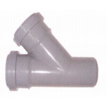 Тройник кан. 50х50 угол 45* Политэк (50) Тройник кан. 50х50 угол 45* Политэк (50)