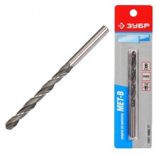 Сверло ц/х ср. сер  8,0    (кл. В) ЗУБР