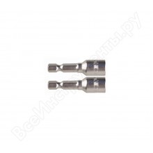 Бита (насадка) магн.13*45мм ЗУБР МАСТЕР (2шт) Бита (насадка) магн.13*45мм ЗУБР МАСТЕР (2шт)