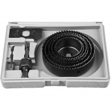 Коронка-пила (набор) 8 пред.d51-102мм, STAYER (кольцевые) Коронка-пила (набор) 8 пред.d51-102мм, STAYER (кольцевые)